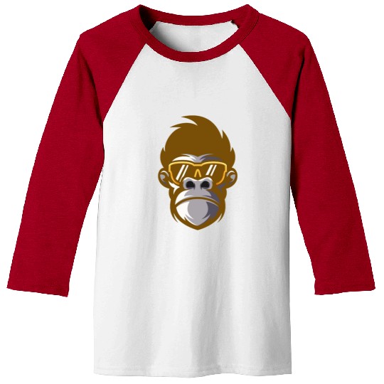 monkey face Baseball Tees