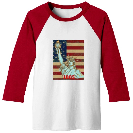LOVE-Statue of Liberty Baseball Tees