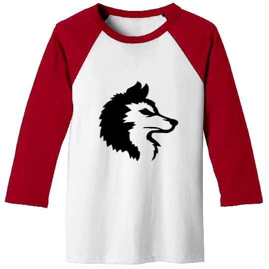 Alpha Wolf Cool Logo Baseball Tees