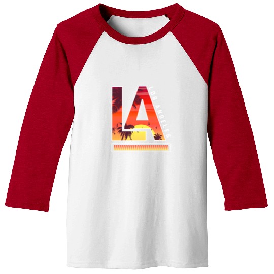 Los Angeles LA California Gift Baseball Tees