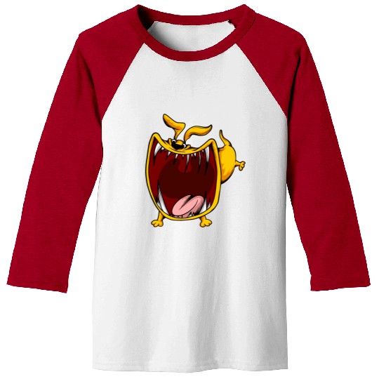 Scary Big Mouth Dog Owners Pet Lover Gift Ideas Baseball Tees