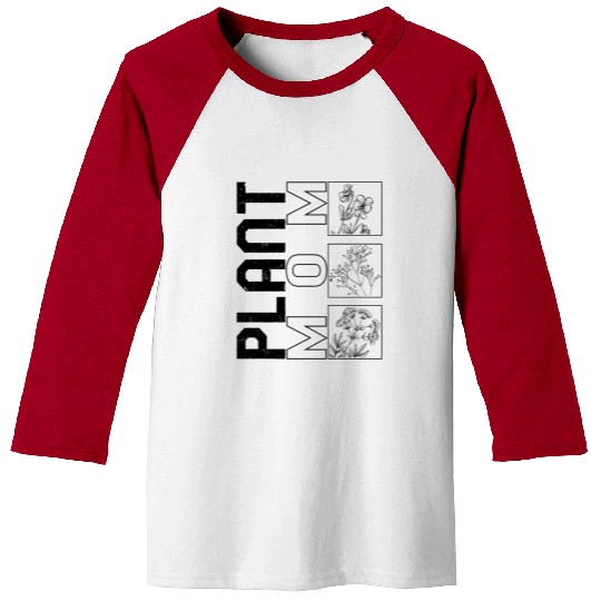 Mother Baseball Tees, Plant Mom Floral Botanist Baseball Tees,