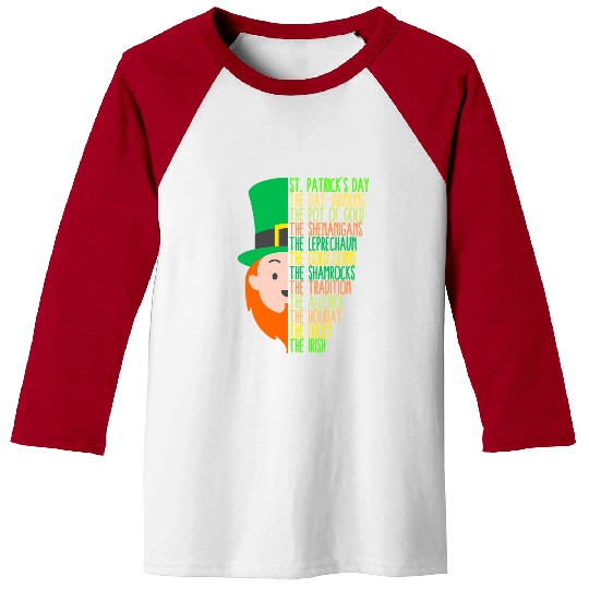 St Patrick's Day Drinking Shenanigans Irish Baseball Tees