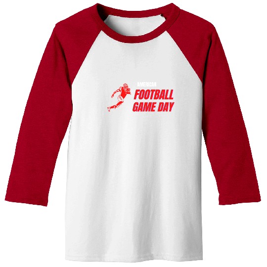 American Football Player Game Day Sport Tees Baseball Tees