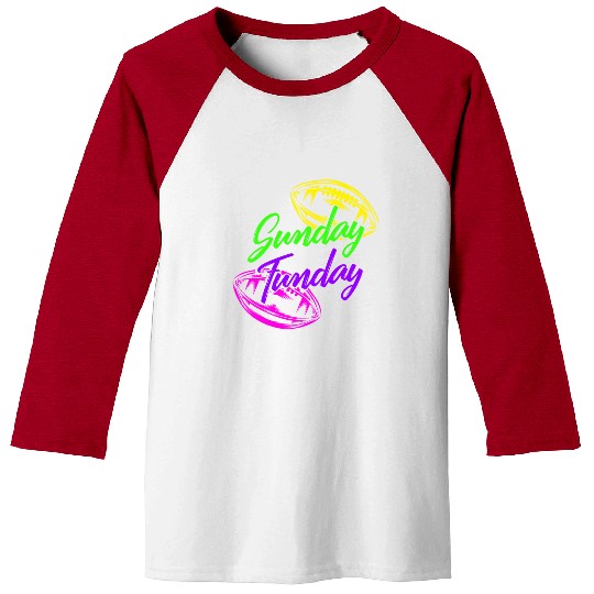 Football Baseball Tees, Sunday Fun Day Football Game Day