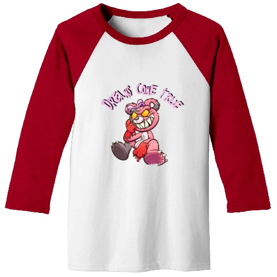 Dream's come true Teddys Horror Halloween Baseball Tees