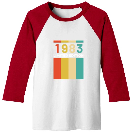 40 Years Vintage 1983 Retro 40th Birthday Baseball Tees