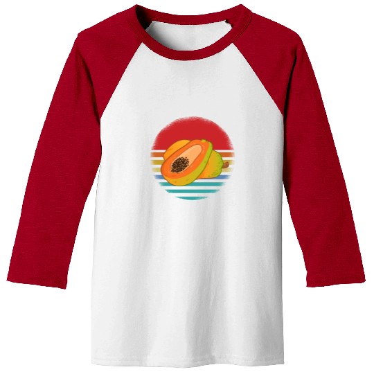 Retro Papaya Baseball Tees