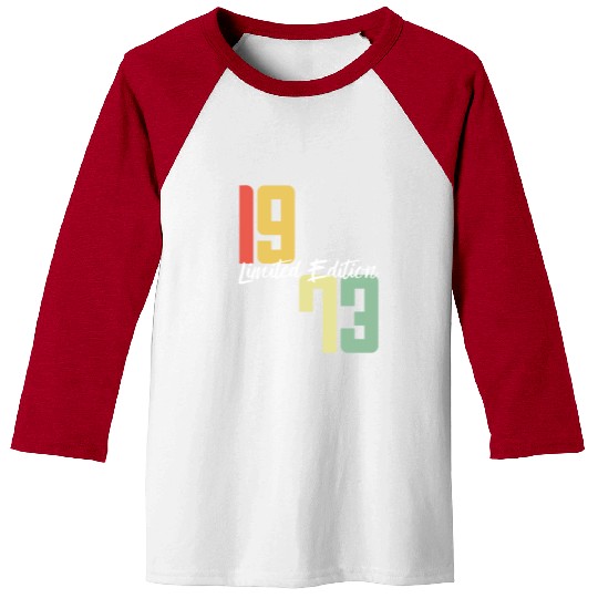 50 Years Vintage 1973 Retro 50th Birthday Baseball Tees