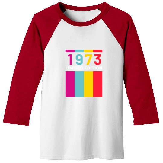 50 Years Vintage 1973 Retro 50th Birthday Baseball Tees