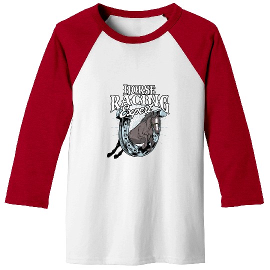 Horse Racing Equestrian Horseback Horse Racer Baseball Tees