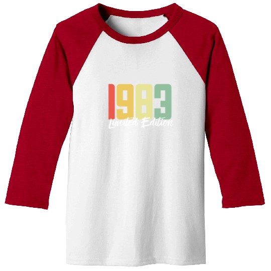 40 Years Vintage 1983 Retro 40th Birthday Baseball Tees