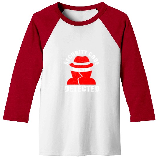 Network And Computer Security Hard Disc Detective Baseball Tees