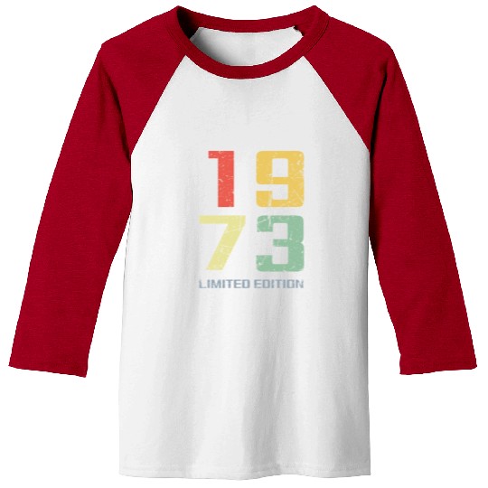 50 Years Vintage 1973 Retro 50th Birthday Baseball Tees