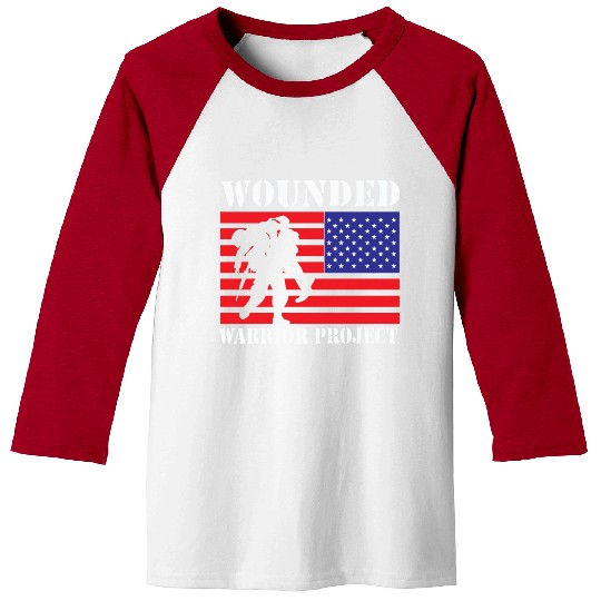 Wounded Warrior Project Us Flag Baseball Tees