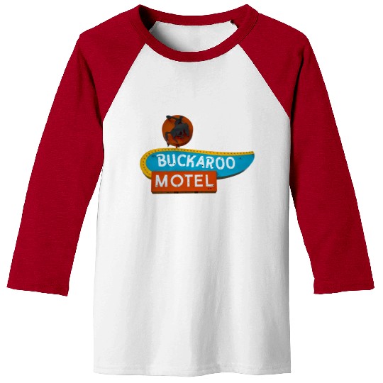 Buckaroo Motel Sign Route 66 Tucumcari New Mexico Baseball Tees