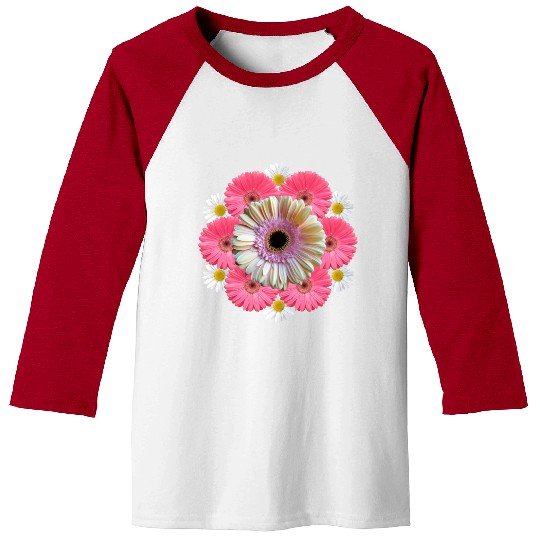 gerbera blossom flower daisies flowery blooms Baseball Tees