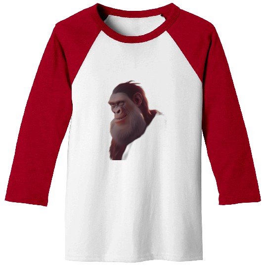 Monkey Ape Chimpanzee Baseball Tees