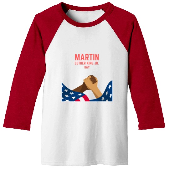 Martin Luther king jr. day Baseball Tees