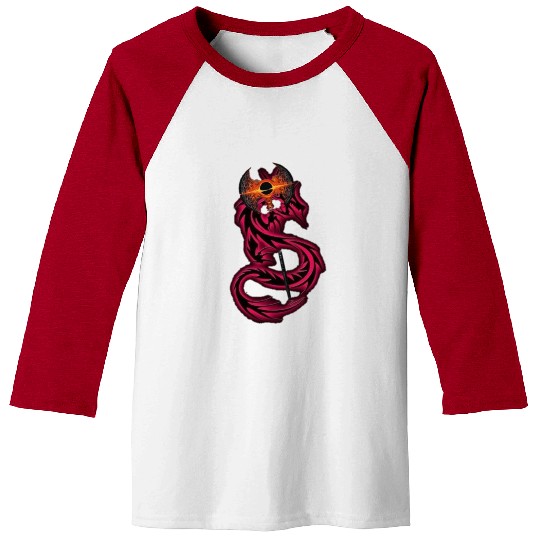 dragon design 3 Baseball Tees