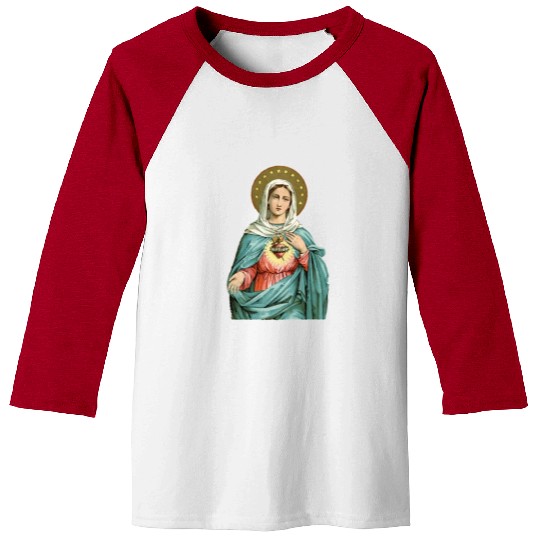 Immaculate Heart of Mary Our Blessed Mother Cathol Baseball Tees