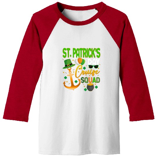 St Patrick's Day Cruise Squad Group Matching Baseball Tees