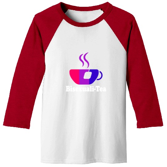 Bisexualitea Teacup Bi Pride Colors Bisexual Aesth Baseball Tees
