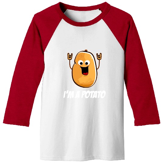 I'm A Potato Sweet Potato Baseball Tees