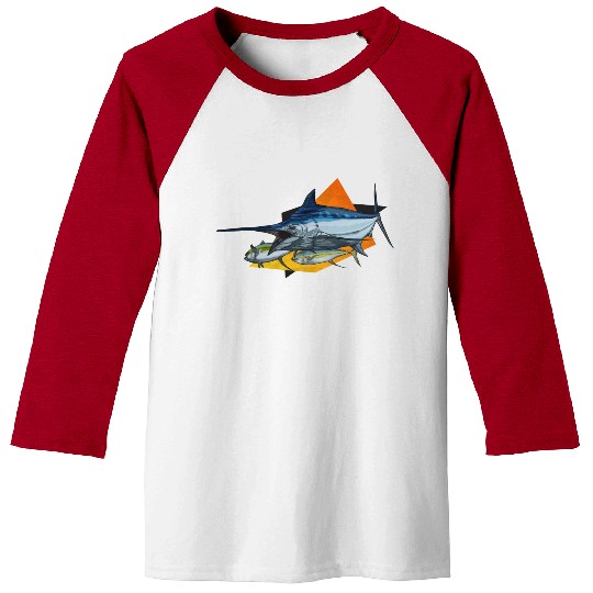 Marlin Baseball Tees Orange n Black