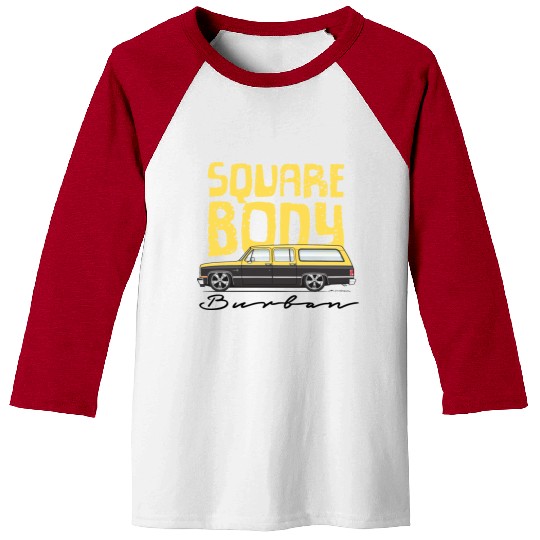square body Colonial yellow Baseball Tees