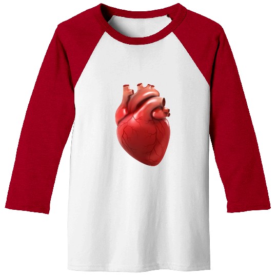Human Heart Baseball Tees