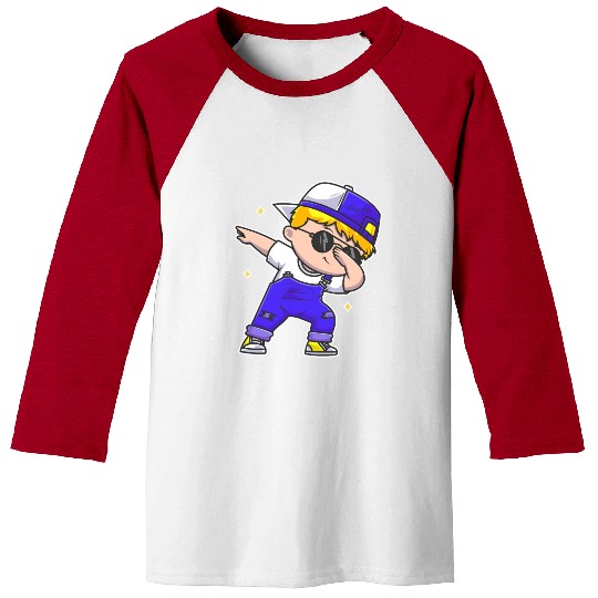 Dabbing Boy Baseball Tees