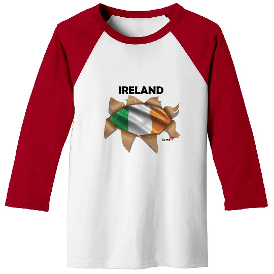 IRELAND FLAG Baseball Tees
