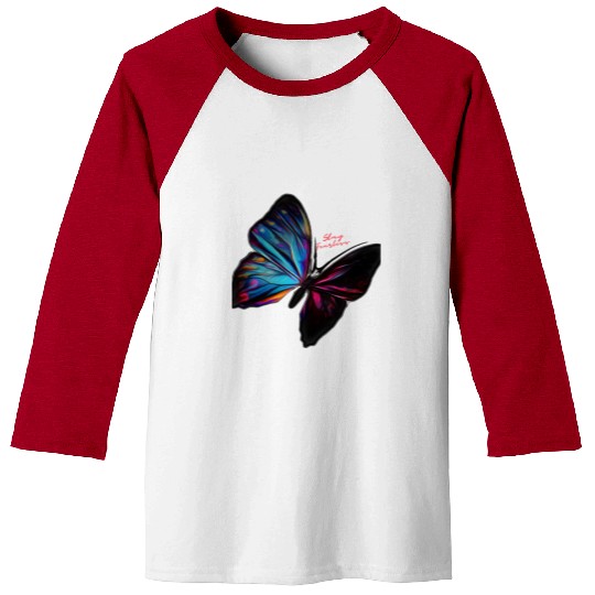 Butterfly Fearless Baseball Tees