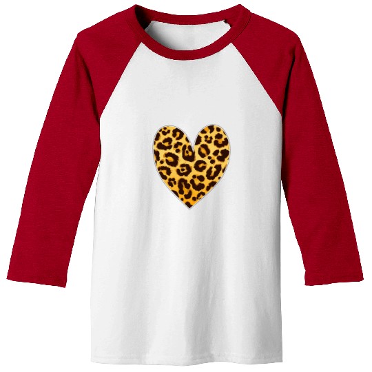 Western Hearts, Leopard Heart, Valentine Cow Baseball Tees