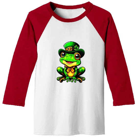 The Magical St. Patrick's Day Frog Baseball Tees