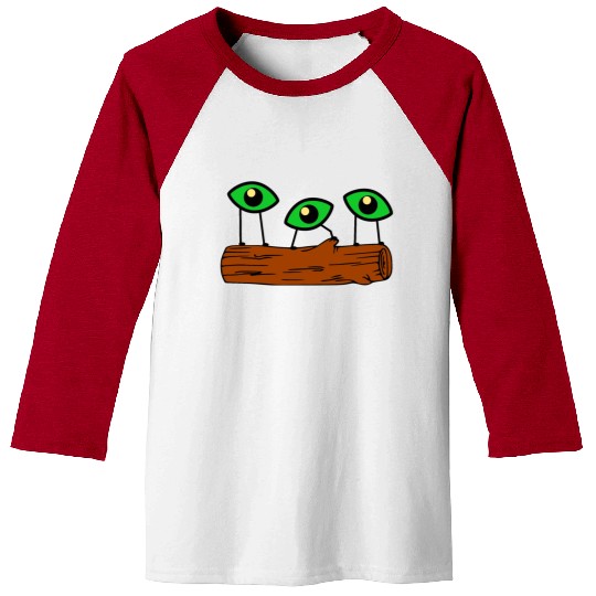 Eyes On Log Baseball Tees