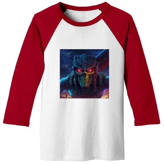 ZOMBIE IRON MAIDEN (version 11) Baseball Tees