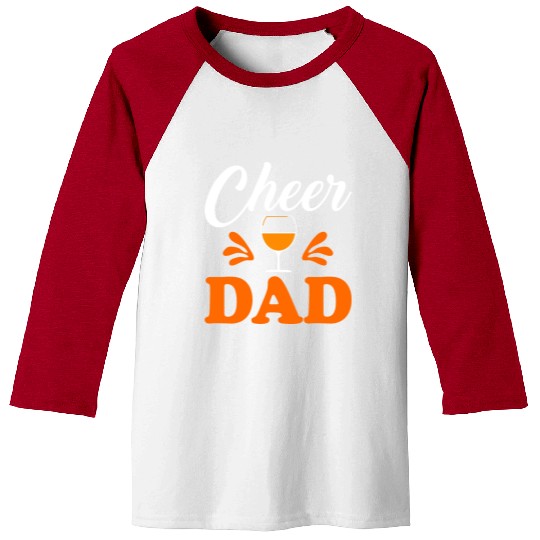 Cheer Dad Baseball Tees