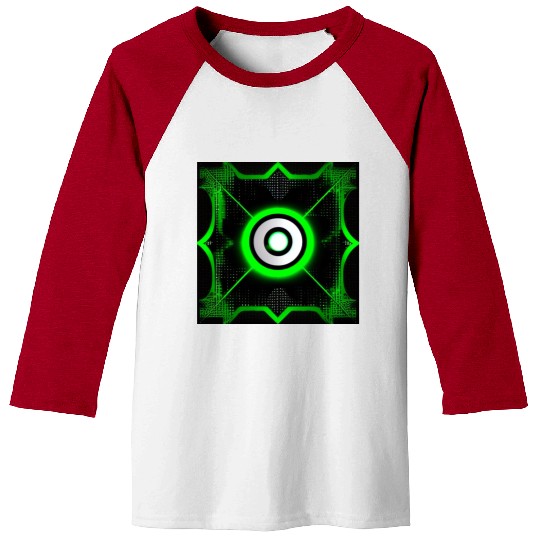 Cyberpunk Inspired Green Theme - The Switch Baseball Tees