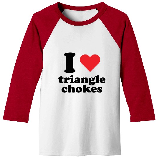 I Love Triangle BJJ Gear Baseball Tees