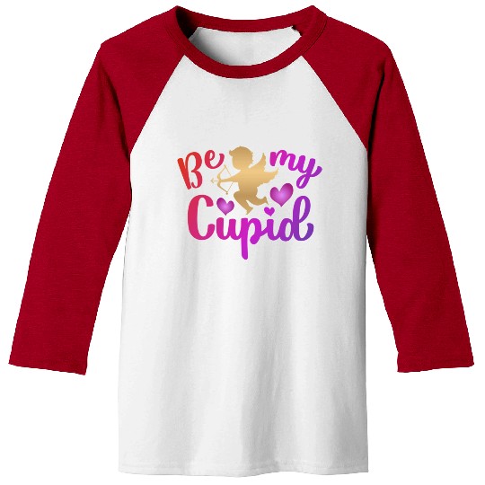 Valentines Sublimation Be My Cupid166 Baseball Tees