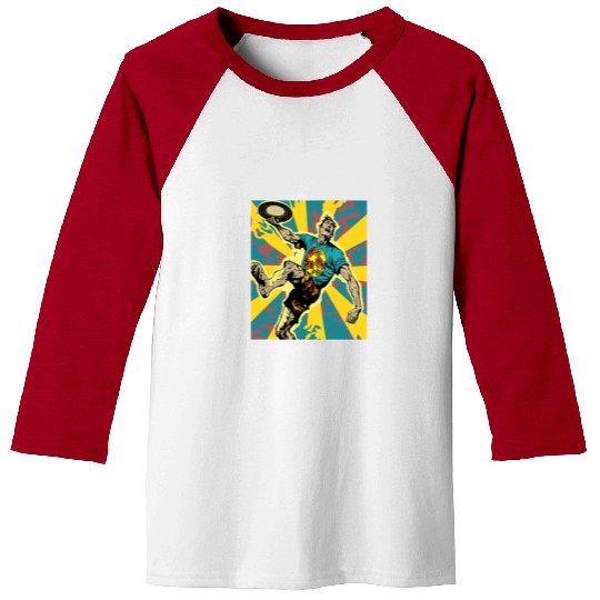 Ultimate Frisbee Retirement Appreciation Pop Art Baseball Tees