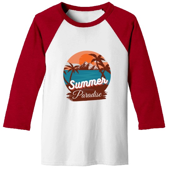 Summer paradise Baseball Tees
