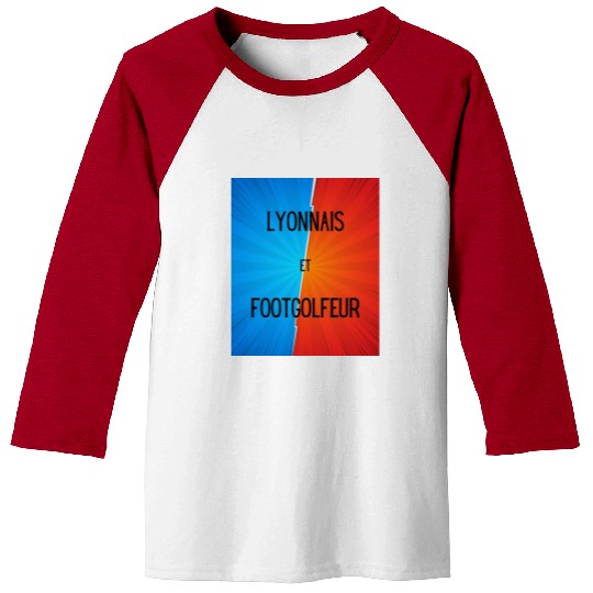 Lyonnais et footgolfeur Baseball Tees