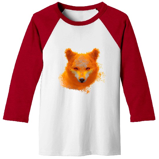 Wild creativity fox Baseball Tees