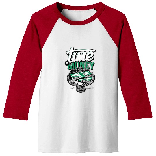 TIME IS MONEY CONSEQUENCE FLAVAZ ALBUM PROMO LOGO Baseball Tees