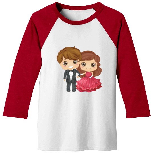 The groom and the bride Baseball Tees