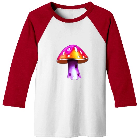 Trippy Psychedelic Rave Trip Mushrooms Goa Baseball Tees