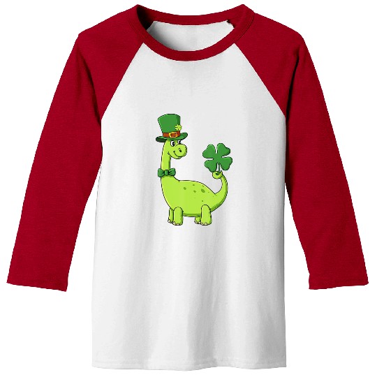 Happy St PaT Rex Dinosaur Saint Patrick s Day Baseball Tees